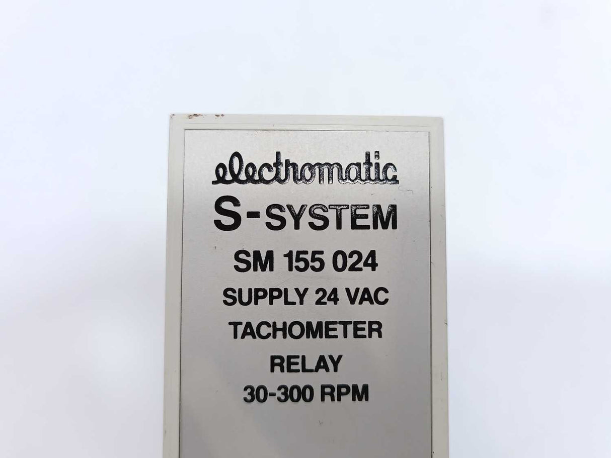 Carlo Gavazzi SM 155 024 Tachometer Relay 30-300RPM, 24VAC