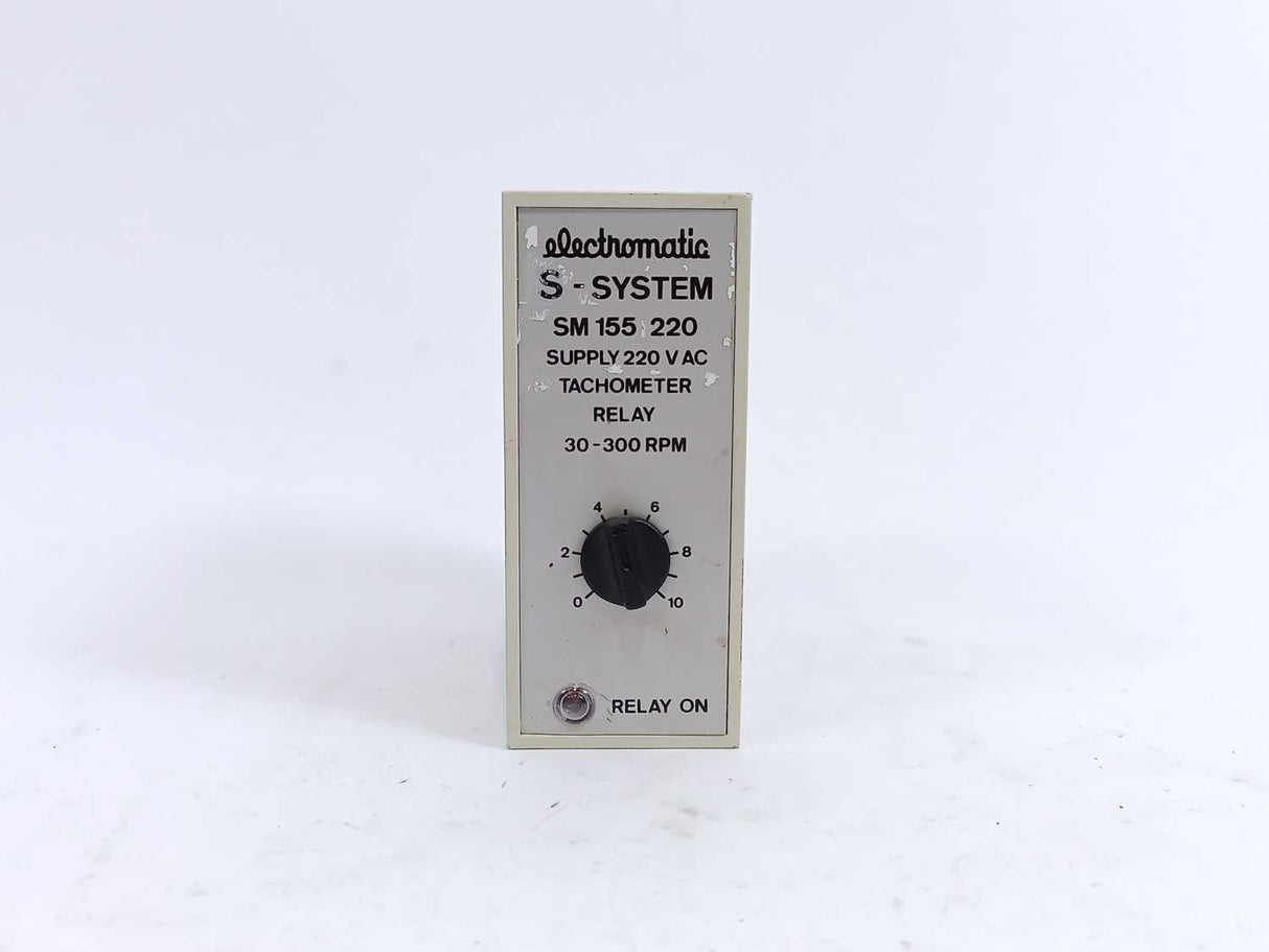 Electromatic SM 155 220 Tachometer Relay, 30-300RPM, 220VAC