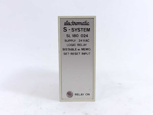 Electromatic SL 180 024 Logic Relay Bistable w. Memo.