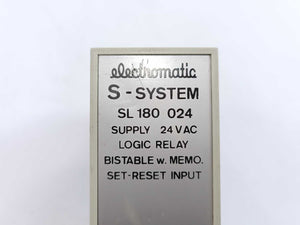 Electromatic SL 180 024 Logic Relay Bistable w. Memo.