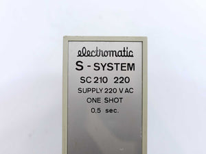 Electromatic SC 210 220 S-System One Shot 0,5 sec