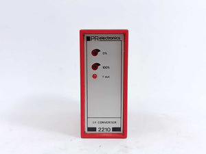 PR Electronics 2210 A0 I/f Converter, 0-20mA, 0,014-0,28Hz, 50msec.