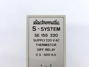 Electromatic SE 155 220 Tachometer Relay 0,5-500 KΩ, 220VAC