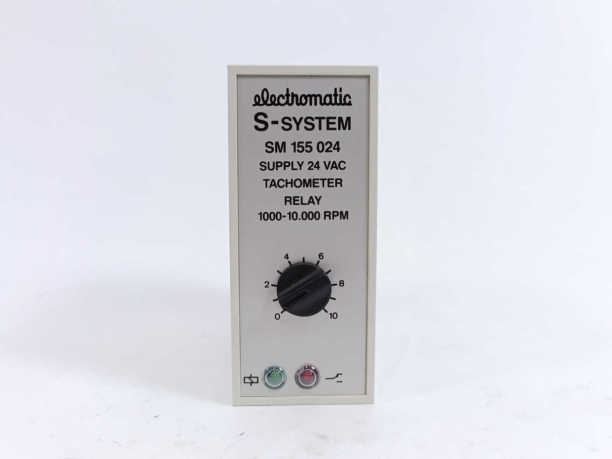 Carlo Gavazzi SM 155 024 Tachometer Relay 1000-10.000RPM, 24VAC