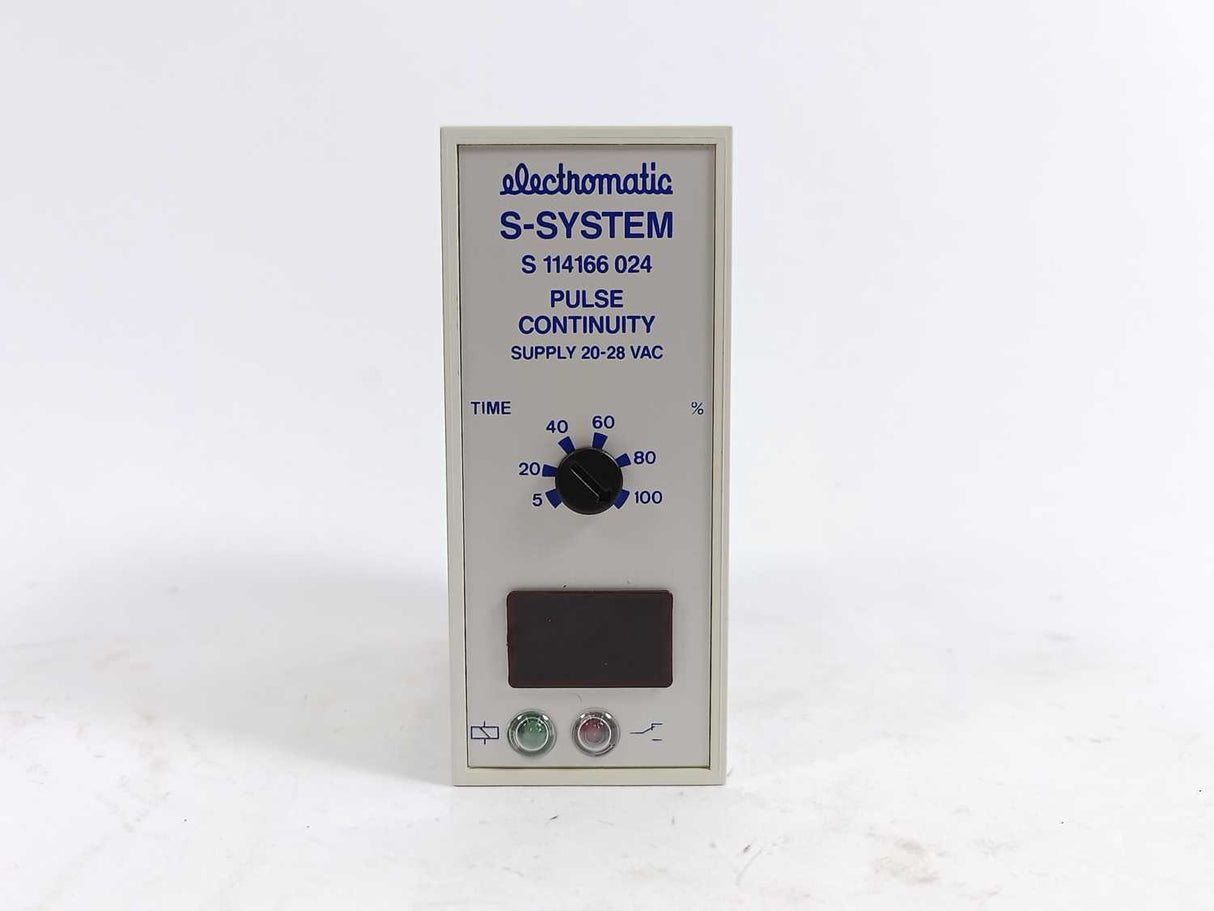 Electromatic S 114 166 024 Pulse Continuity Supply 20-28Vac