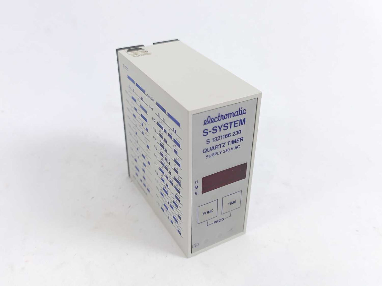 Electromatic S1321166230 S-System Quartz Timer, Supply 230 VAC