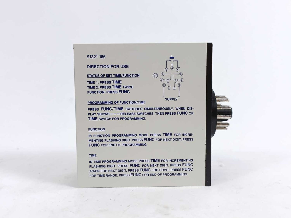Electromatic S1321166230 S-System Quartz Timer, Supply 230 VAC