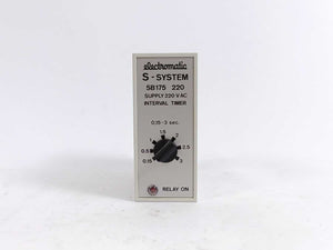 Electromatic SB175 220 Interval Timer 0,15-3sec. Supply 220VAC
