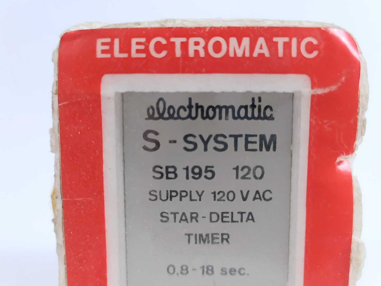 Electromatic SB 195 120 Star Delta Timer 0,8-18sec. 120VAC