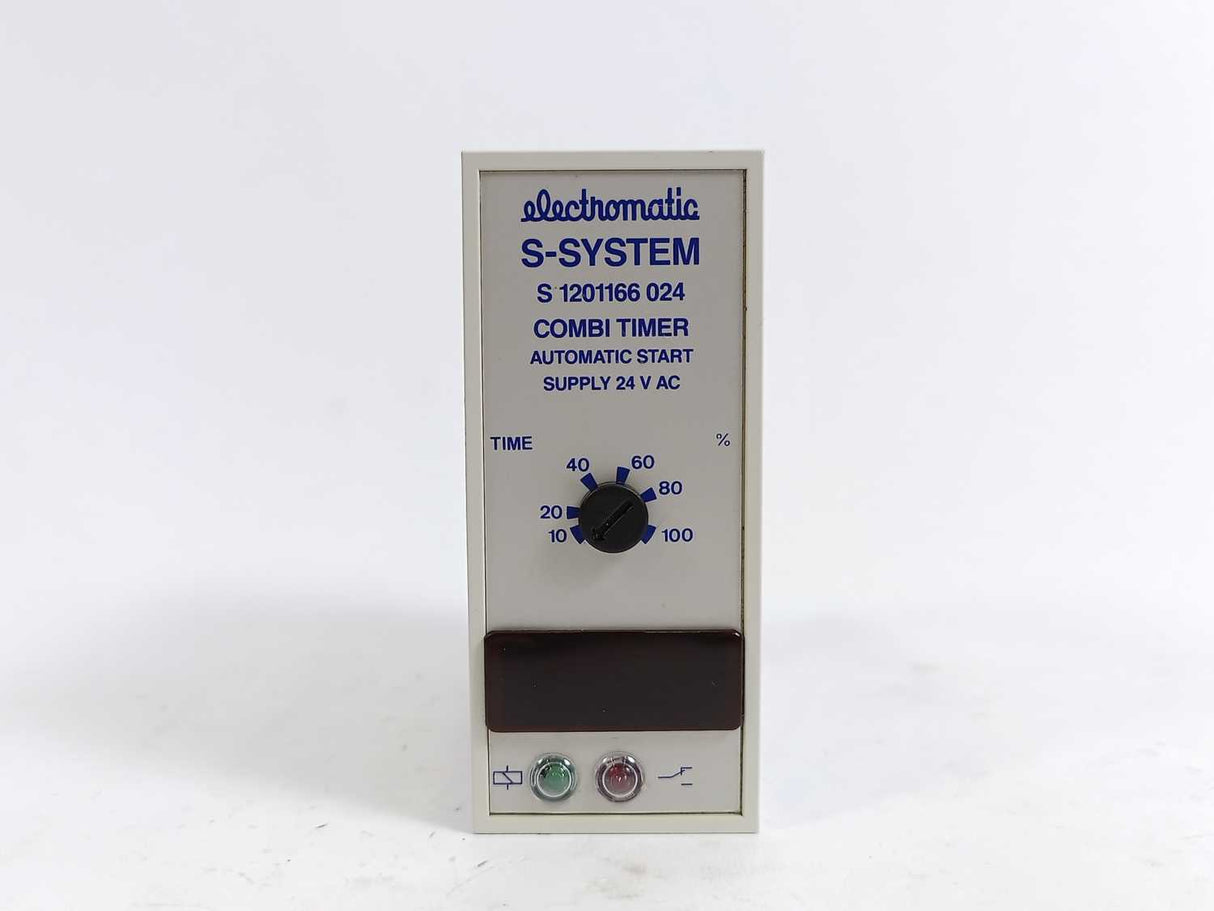 Electromatic S 1201 166 024 Combi Timer. Automatic Start. 24VAC