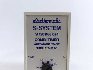 Electromatic S 1201 166 024 Combi Timer. Automatic Start. 24VAC