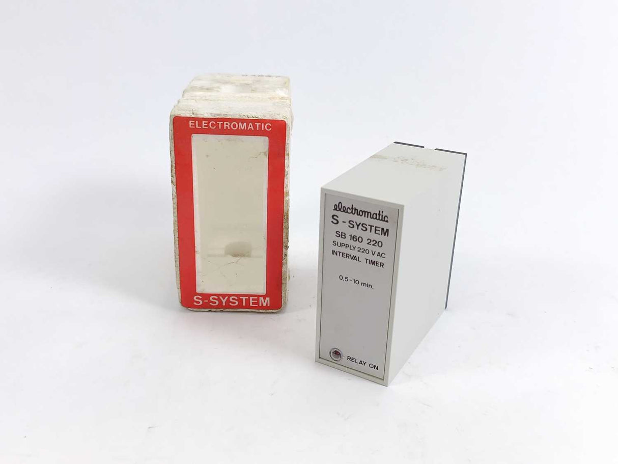 Electromatic SB160220 Interval Timer S-System 220 V AC 0,5-10 min.