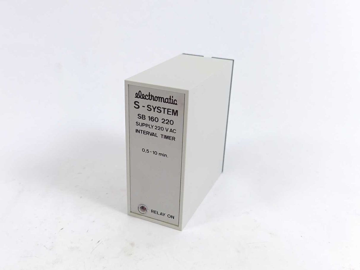 Electromatic SB160220 Interval Timer S-System 220 V AC 0,5-10 min.