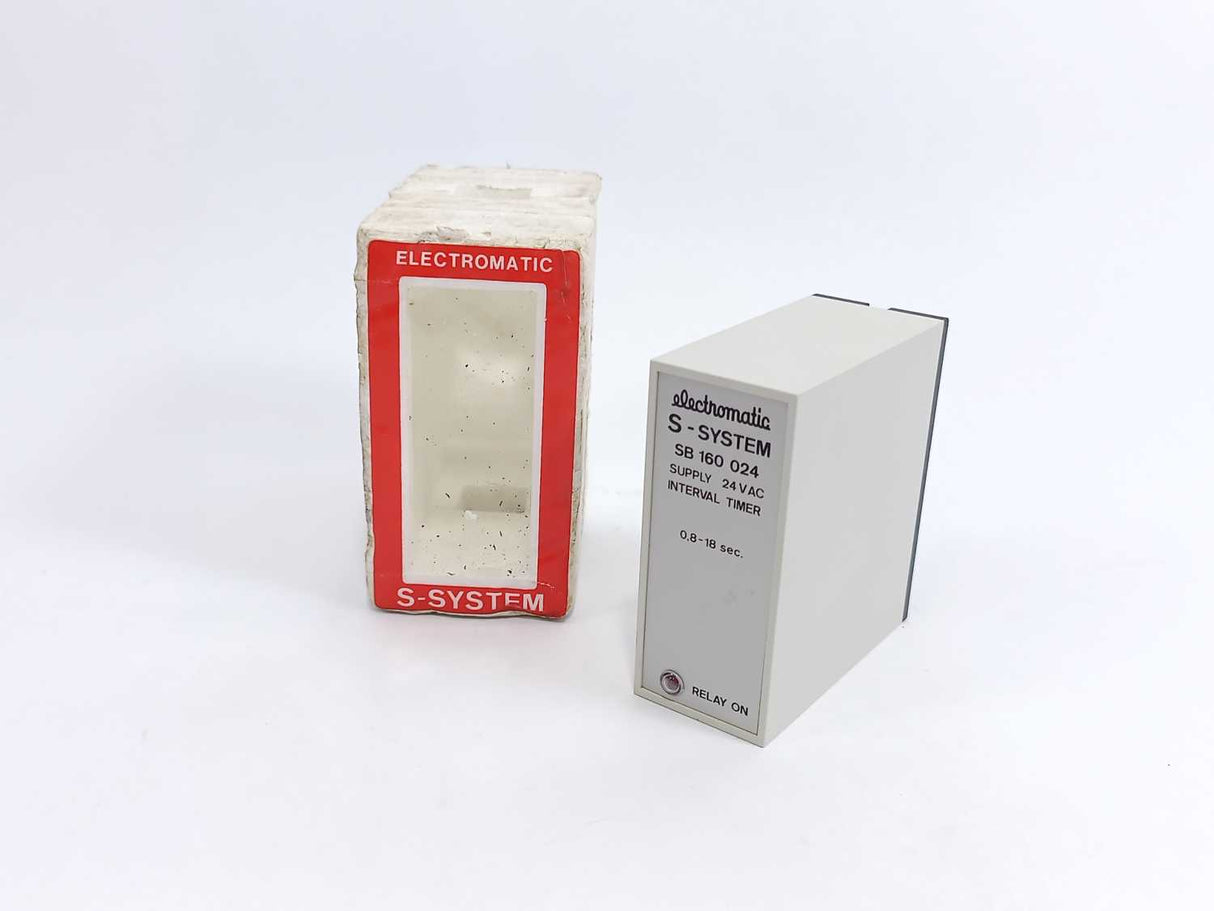 Electromatic SB 160 024 Interval Timar Supply 24VAC 0,8-18 sec.