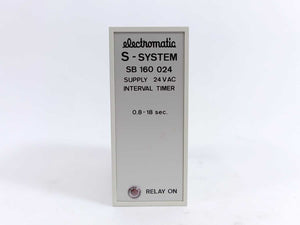 Electromatic SB 160 024 Interval Timar Supply 24VAC 0,8-18 sec.