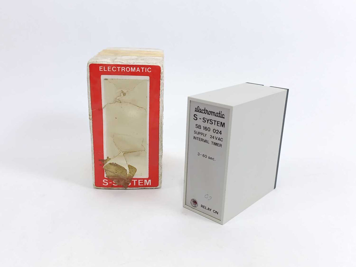Electromatic SB 160 024 Interval Timar Supply 24VAC, 3-60sec.