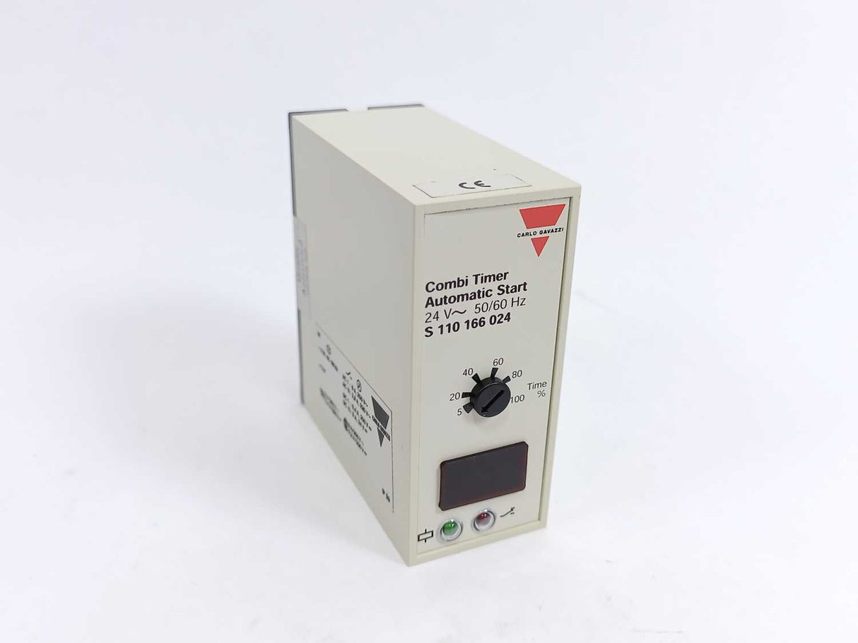 Carlo Gavazzi S 110 166 024 Combi Timer. Automatic Start. 24 VAC 50/60 Hz