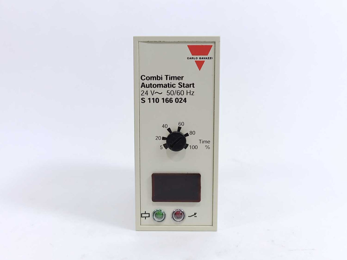 Carlo Gavazzi S 110 166 024 Combi Timer. Automatic Start. 24 VAC 50/60 Hz