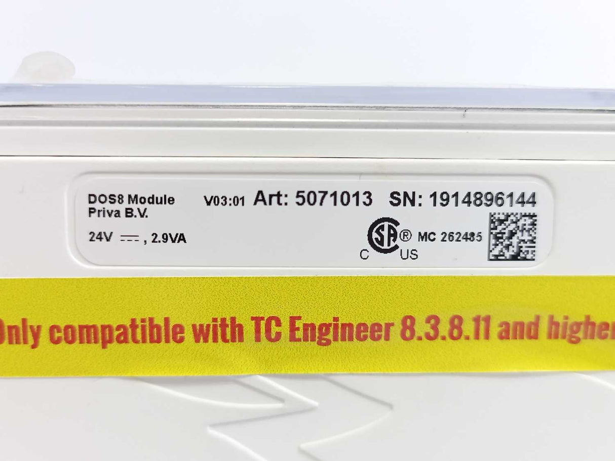 PRIVA 5071013 DOS8 Solid State Output Module w/ 5071113 DOS8 Base