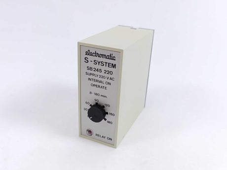 Electromatic SB 245 220 Interval On Operate. 8-180 min.