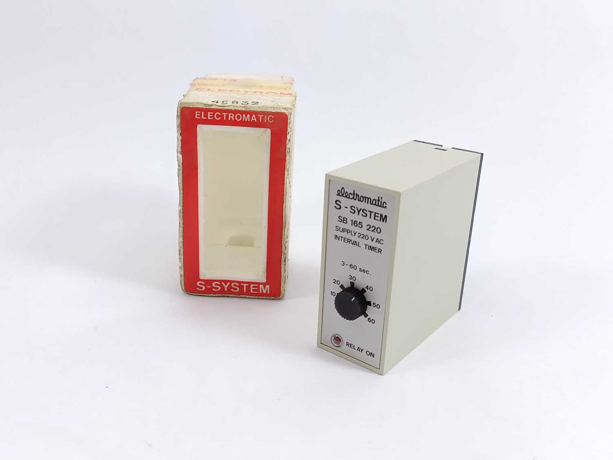 Electromatic SB 165 220 Interval Timer. 3-60 sec.