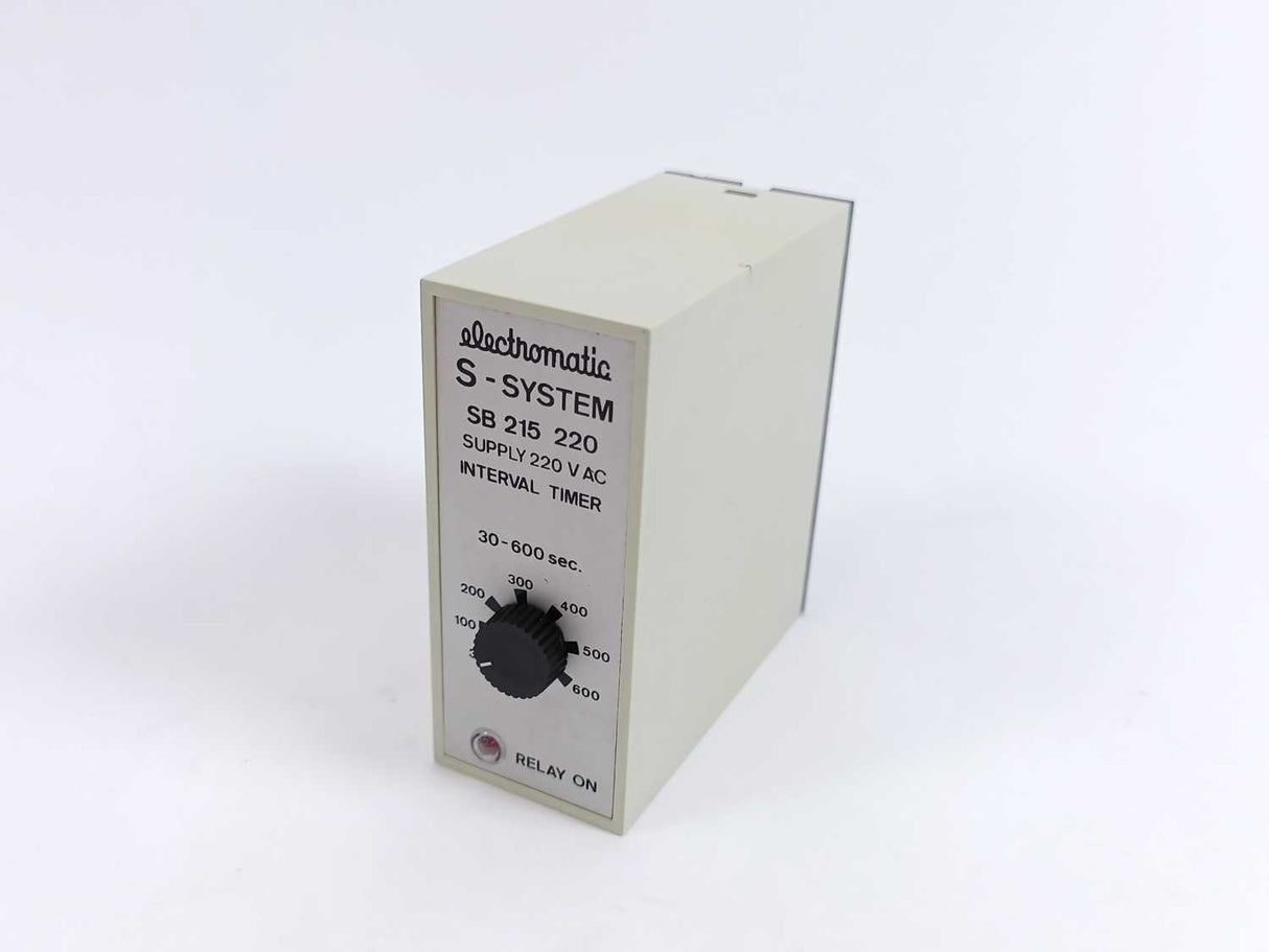 Electromatic SB 215 220 Interval Timer. 30-600 sec.