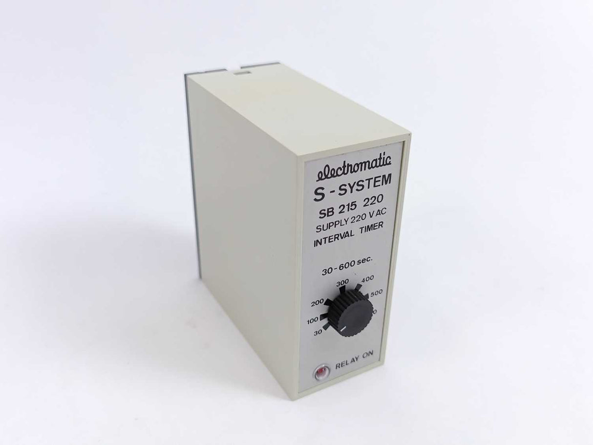 Electromatic SB 215 220 Interval Timer. 30-600 sec.