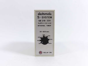 Electromatic SB 215 220 Interval Timer. 30-600 sec.