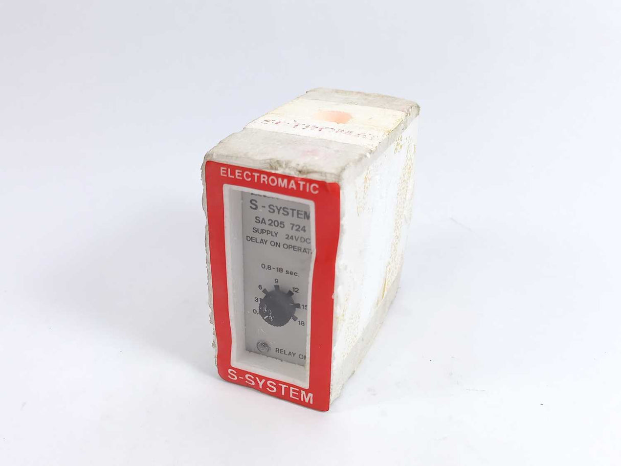 Electromatic SA205724 S-System, Delay On Operate 0,8-18sec.