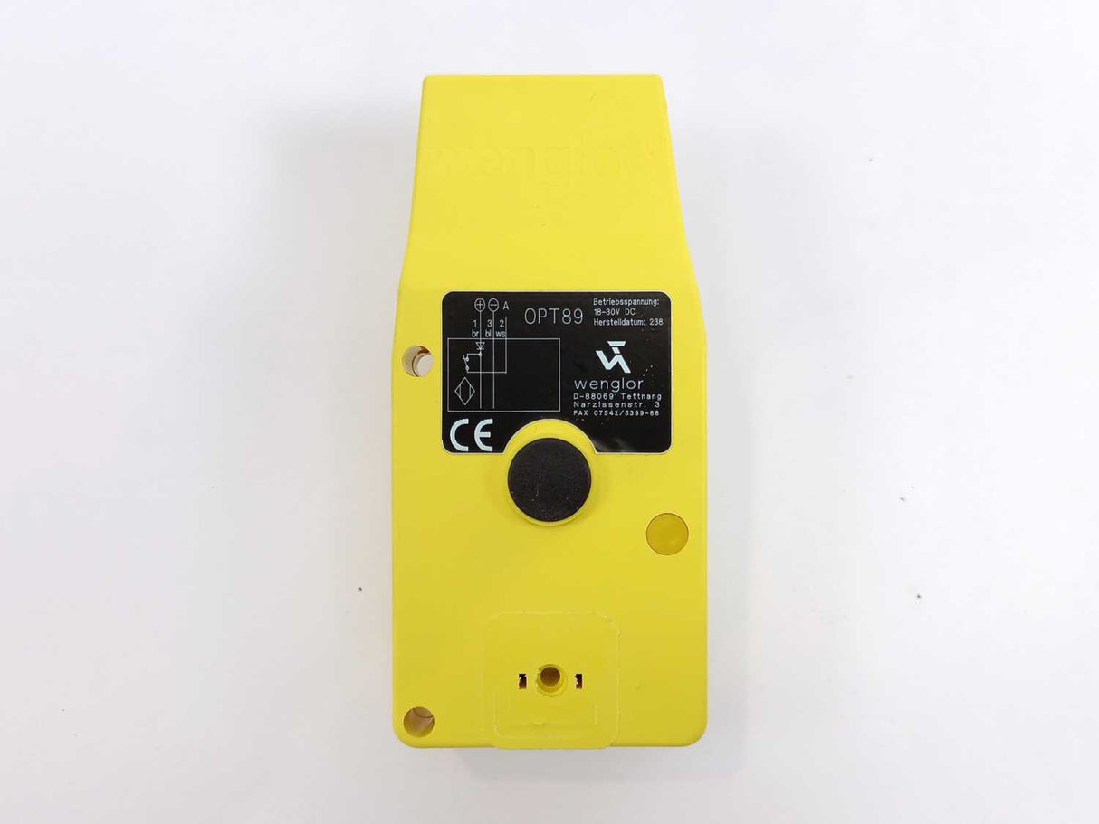 Wenglor OPT89 Reflex Sensor with Background Suppression