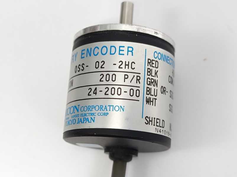 Nemicon Corporation 0SS-02-2HC 24-200-00 200 P/R Resolution Rotary Encoder