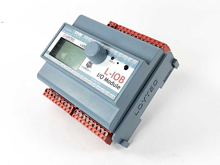LOYTEC electronics LIOB-452 I/O Module 6 UI, 6 AO, 8 DO (8 x Relay 6 A)