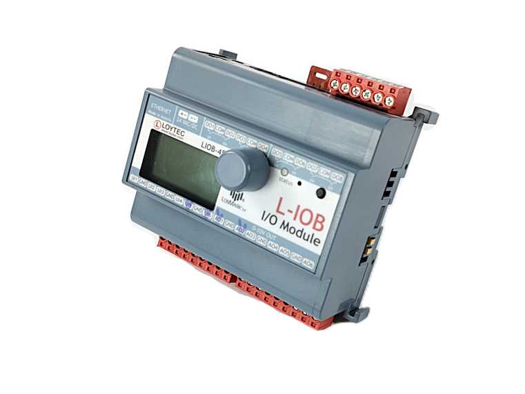 LOYTEC electronics LIOB-452 I/O Module 6 UI, 6 AO, 8 DO (8 x Relay 6 A)
