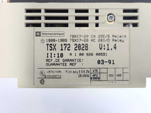 TELEMECANIQUE TSX 172 2028 CPU Progammable Controller Type TSX17