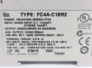 Idec FC4A-C16R2 MicroSmart
