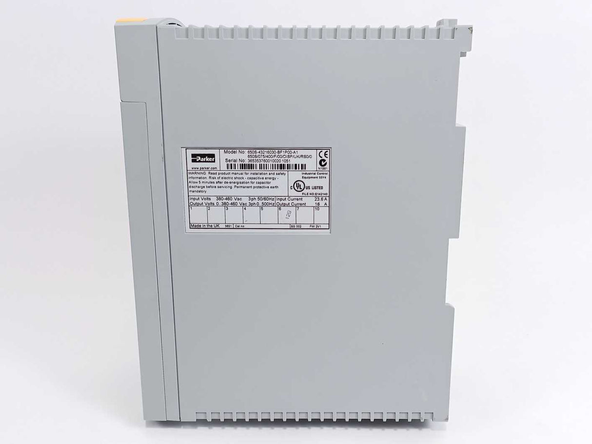 Parker 650S-43216030-BF1P00-A1 650S Series Servo Motor Drive 23.6A