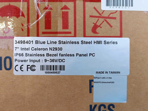 BlueLine 3498401 HMI 7" Intel Celeron N2930 IP66 Windows 10 IOT ENT