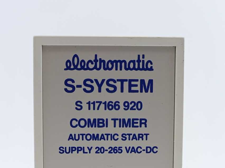 Electromatic S 117 166 920 Combi Timer. Automatic Start Supply 20-265 VAC-DC