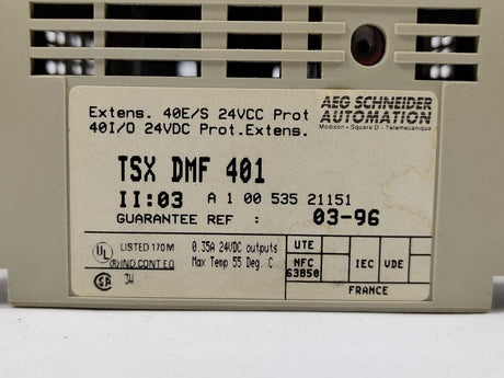 TELEMECANIQUE TSX DMF 401 Programmable Controller