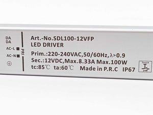 SNAPPY SDL100-12VFP Single output LED power supply