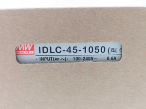 Mean Well IDLC-45-1050 43Vdc at 1.05A; 2 in 1 dimming with 0-10Vdc