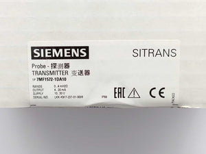 Siemens 7MF1572-1DA10 SITRANS LH100 Pressure Transmitters 0...4mH20