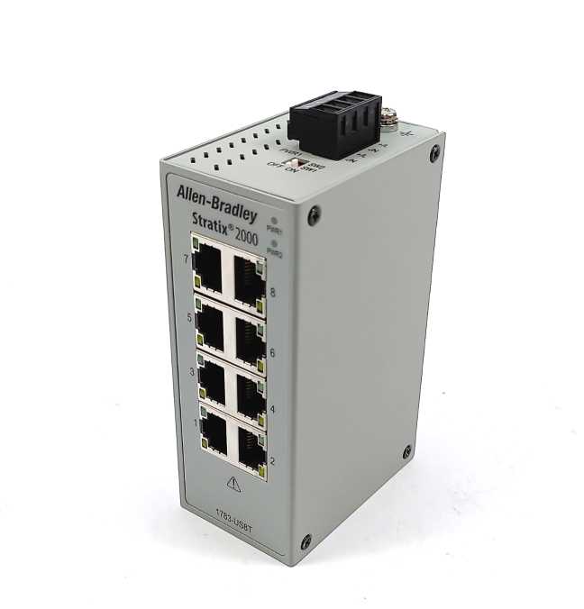 AB 1783-US8T Stratix 2000 Ethernet Unmanaged Switch Ser. B, P/N: 380802