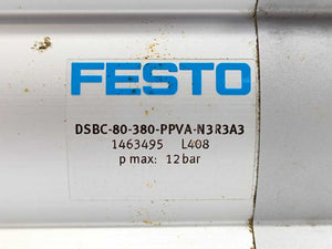 Festo 1463495 DSBC-80-380-PPVA-N3R3A3 ISO cylinder p max 12bar