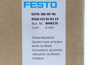 Festo 8048150 DFPD-300-RP-90-RS60-F0710-R3-EP Quarter turn actuator