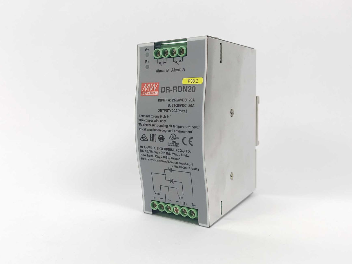 Mean Well MW DR-RDN20 Power Supply Redundancy Module