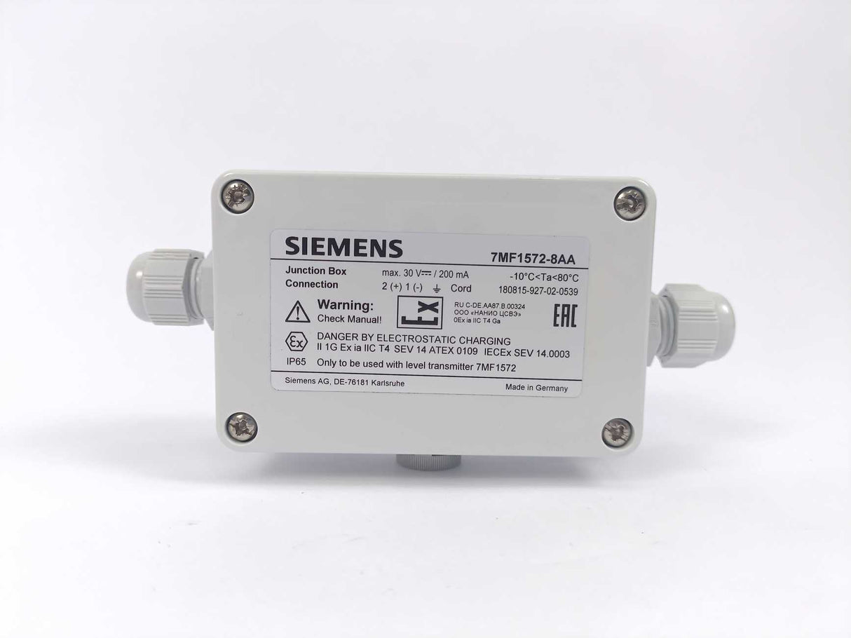 Siemens 7MF1572-8AA Junction box connection for 7MF1572