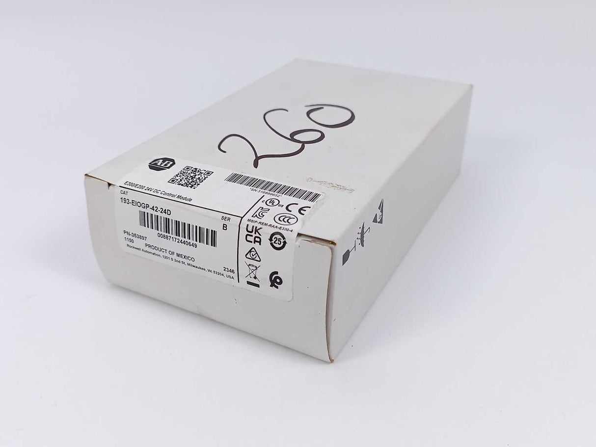 AB 193-EIOGP-42-24D E300/E200 24V DC Control Module