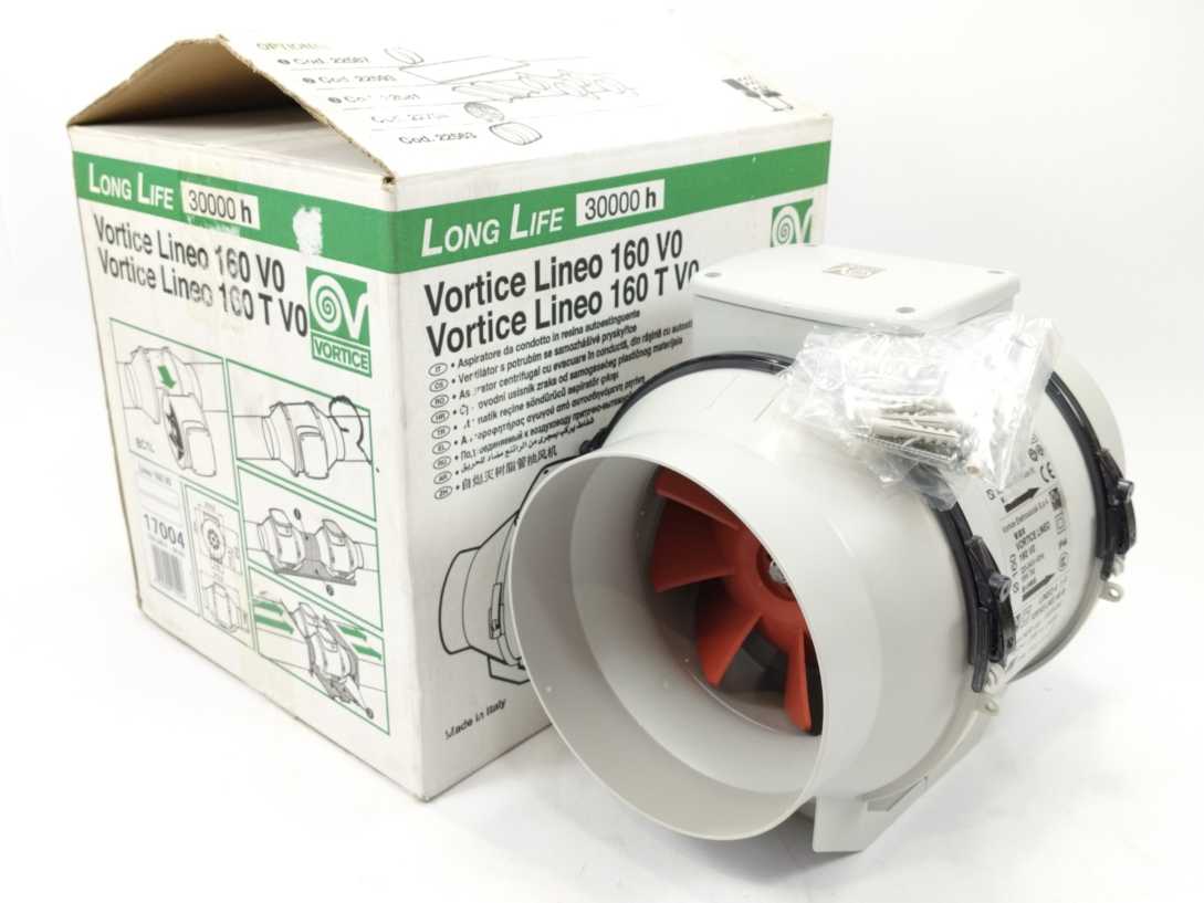 Vortice TIPO LINEO 4 160V Duct Fan