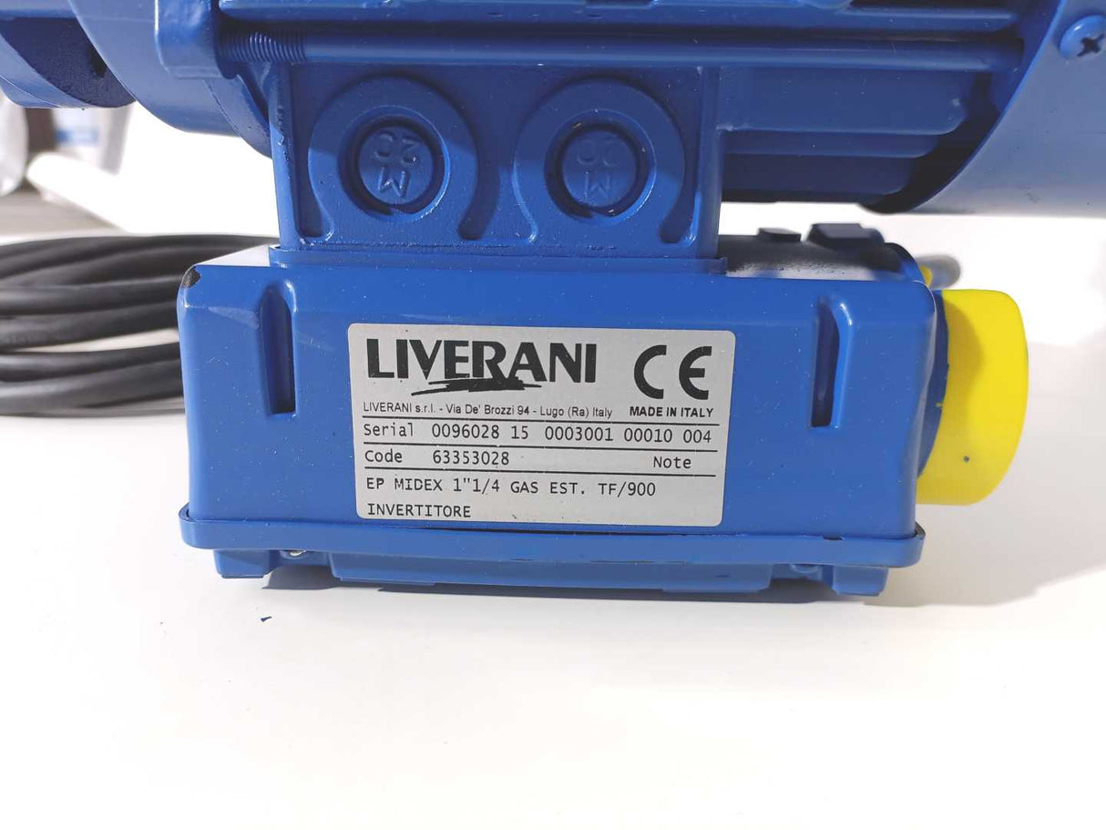 Liverani 63353028 Coaxial Pump, 900 rpm EP MIDEX 1"1/4